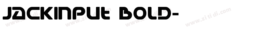 JackInput Bold字体转换